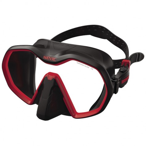 SEAC MASKA ICONA S/BL BLACK/RED SEA